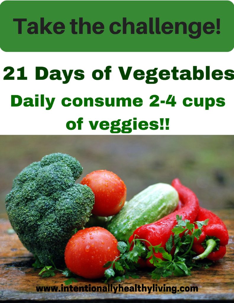 21 Day Vegetable Tracker