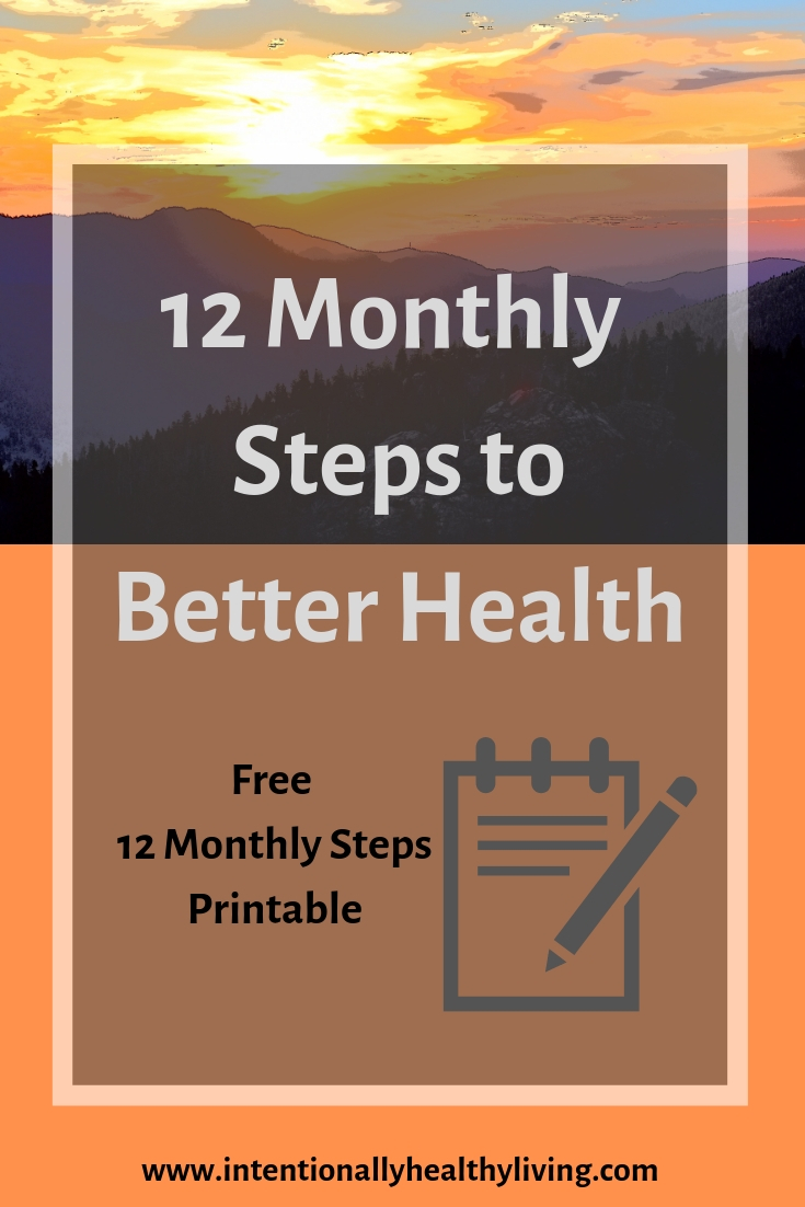 12 Monthly Steps to Better Health