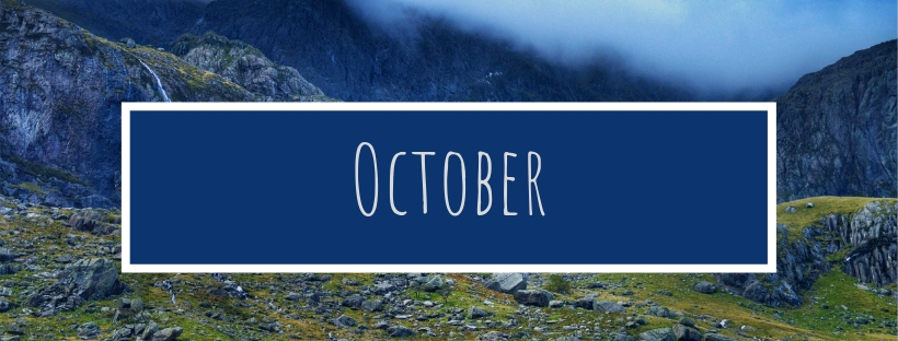 12 Monthly Steps to Better Health. October on mountain.