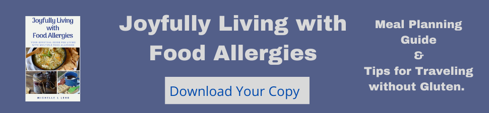 A link to the Joyfully Living with Food Allergies ebook.