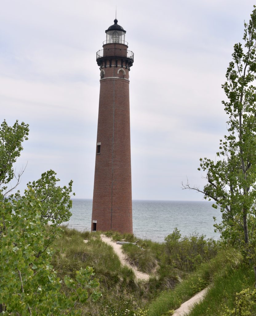 Explore Michigan Lighthouses and Sand Dunes. Little Sable Point Lighthouse.