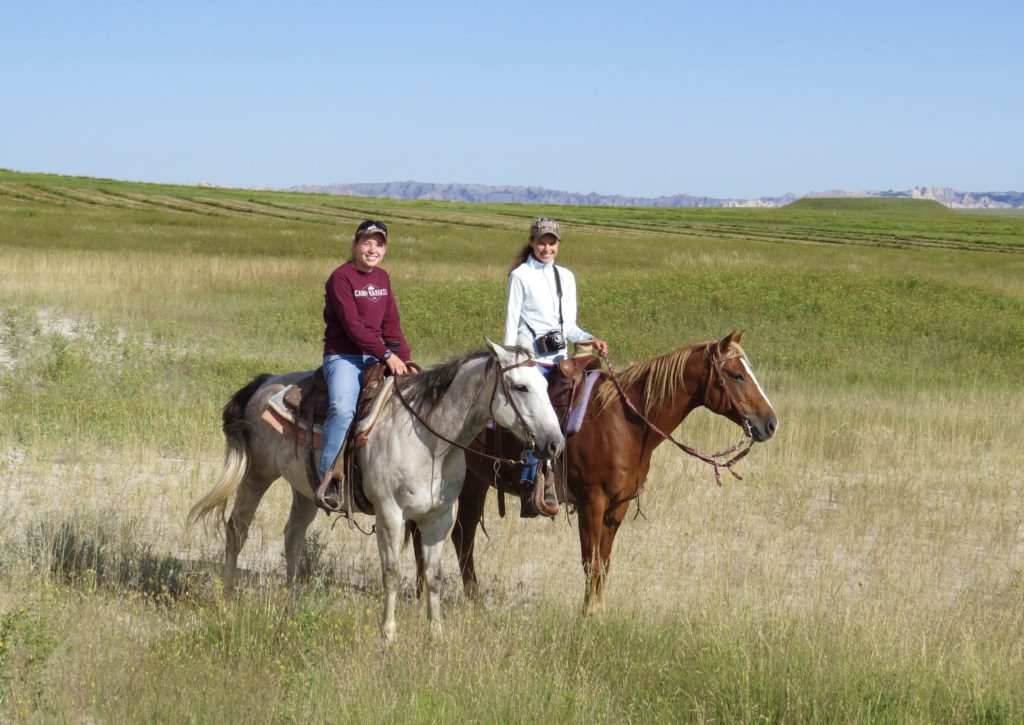 Visit Badlands National Park.  Horseback riding.