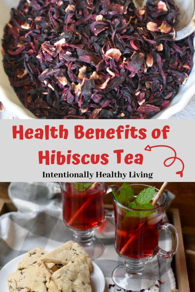 Benefits of Hibiscus Tea. #healthyliving #herbaltea #balancehormones #energytea #icedtea #suntea #naturalremedies