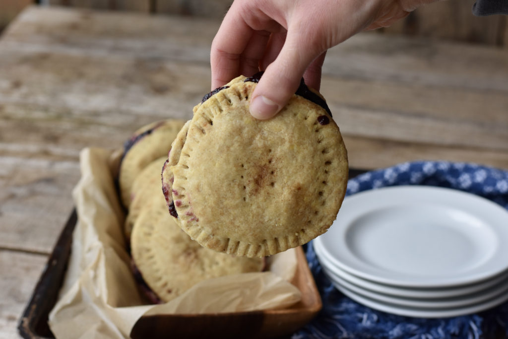 Healthy Snack Challenge with Blueberry Hand Pies.