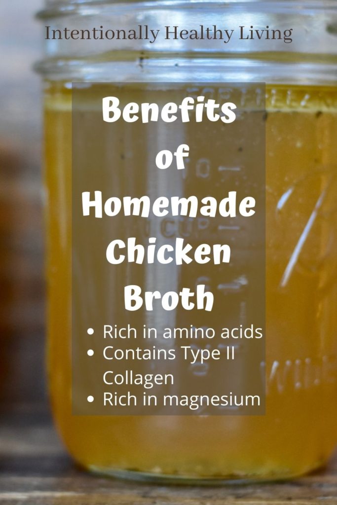 Benefits of Homemade Chicken Broth #collagen #keto #cleanliving #jointhealth #antiaging #guthealth #ancienttonic #paleo