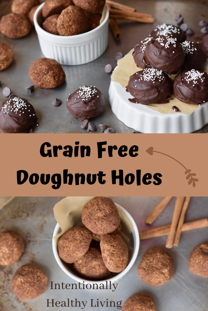 Grain Free Doughnut Holes #grainfree #glutenfree #healthykids #treenutfree #naturallysweet #breakfast #healthysnacks