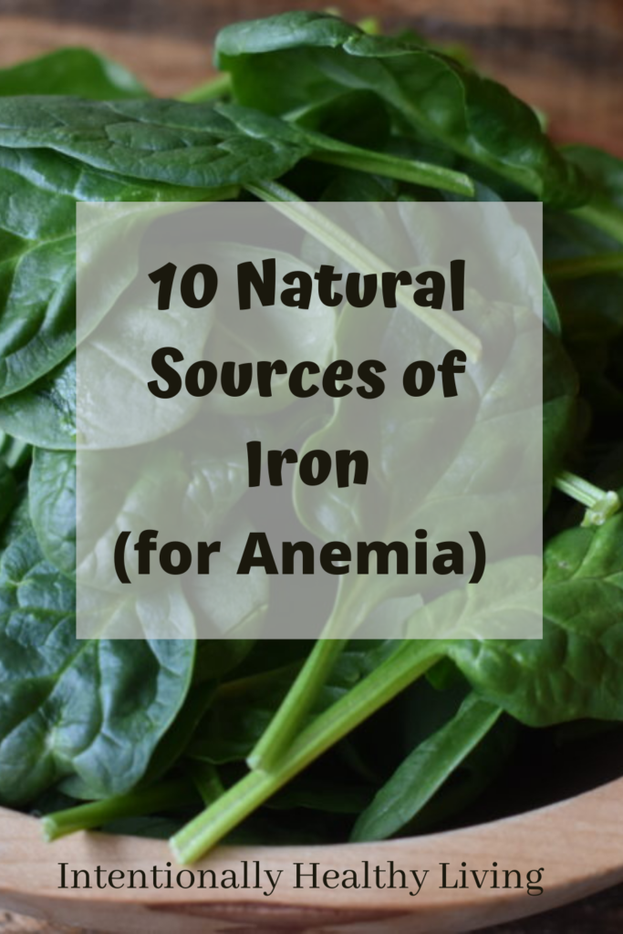 Natural Sources of Iron for Anemia #moreenergy #irondeficiency #healthyliving #womenshealth #studentathletes #cleanliving 