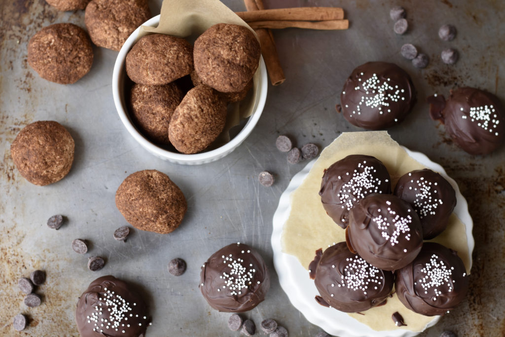 Healthy Snacks Challenge with grain free doughnut holes