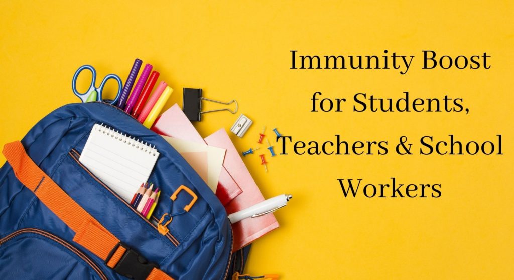 Tips to Boost Immunity Against Cold for teachers, students and School workers.