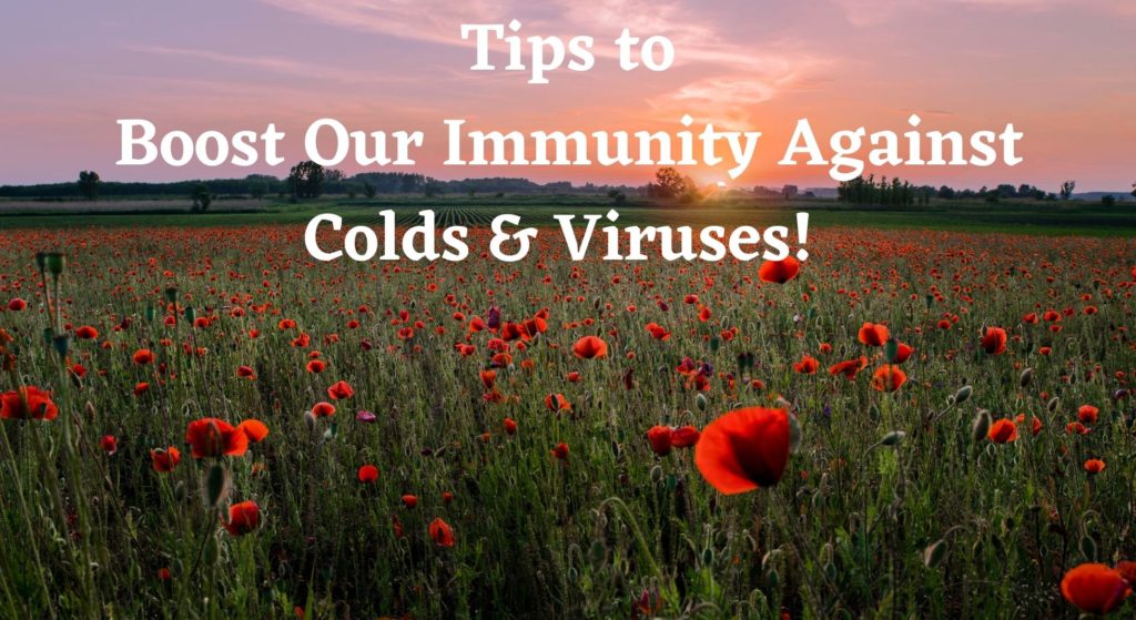Tips to boost immunity against cold and viruses.