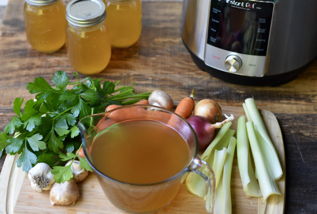 How to make vegetable broth in your Instant Pot.