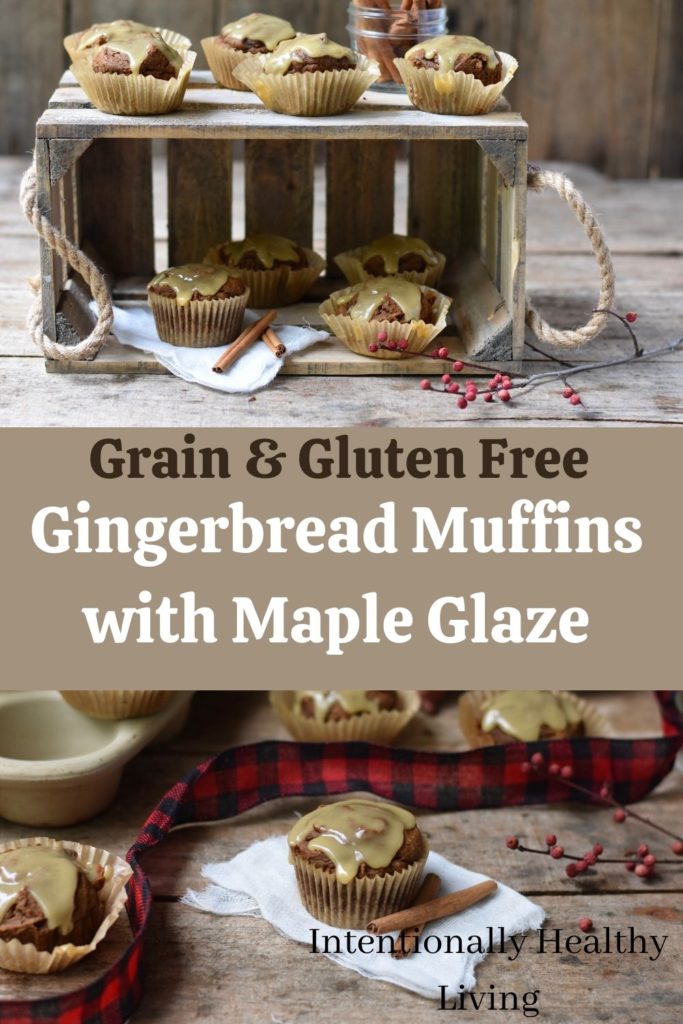 Grain Free Gingerbread Muffins #glutenfree #holidays #christmas #thanksgiving #cleaneating #sweetpotato #grainfreebread #healthyliving #keto #paleo