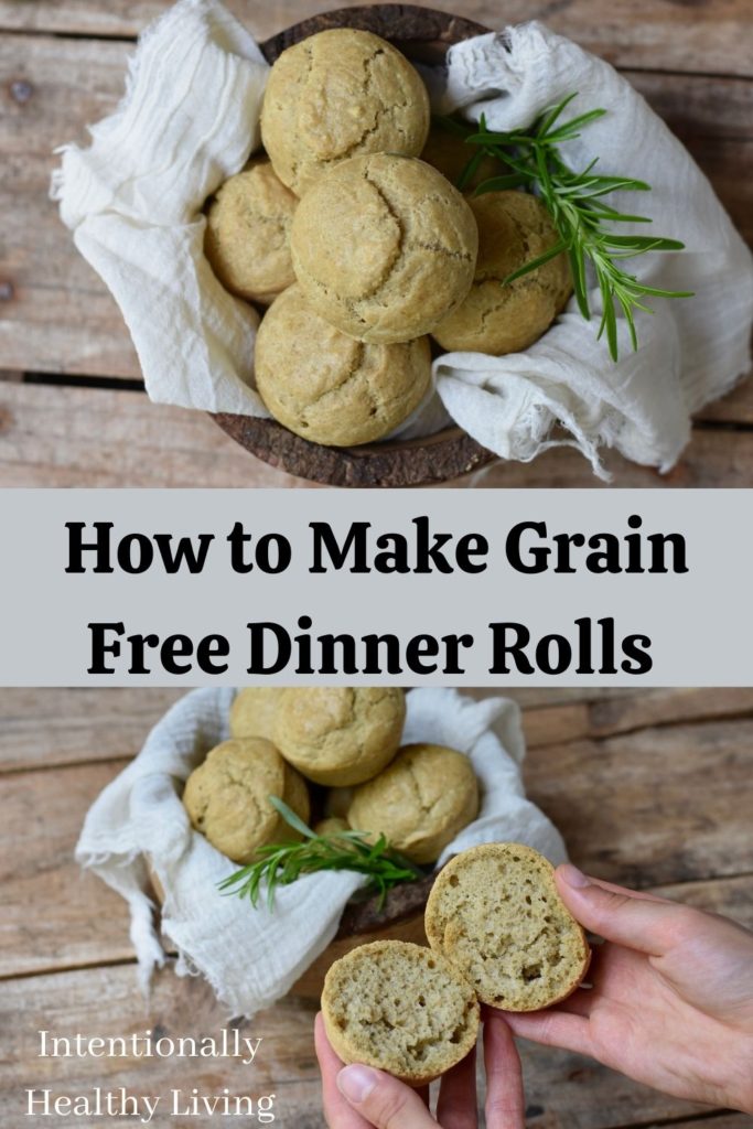 How to Make Grain Free Dinner Rolls #thanksgiving #christmas #allergenfree #grainfreeholidays #glutenfreebread #cleaneating #healthyliving #paleo #keto #homemaderolls