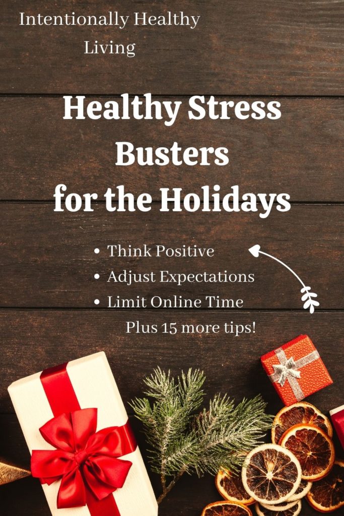 Healthy Stress Busters for the Holidays #christmas #giftgiving #betterhealth #intentionalhealth #healthyliving #reducestress #merrychristmas #newyearseve #healthieryou #sleep 