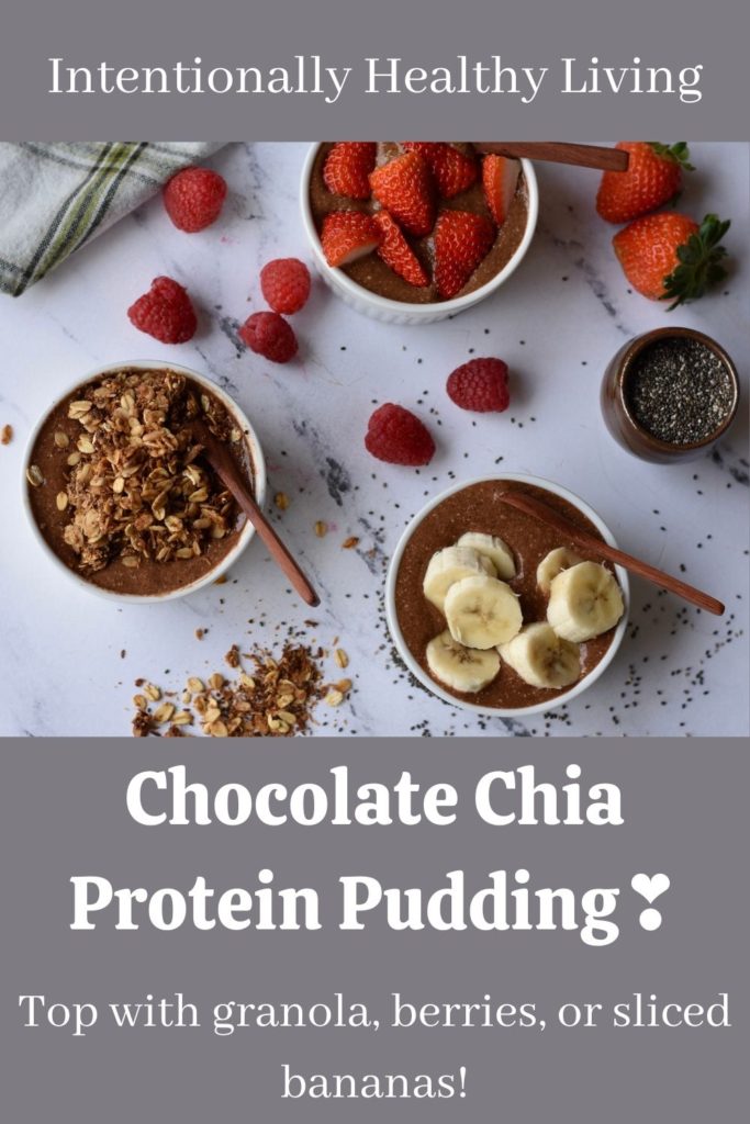 Chocolate Chia Protein Pudding #glutenfreebreakfast #cleaneating #healthyliving #keto #grainfree #coloncare #highprotein #paleo #healthysnacks 