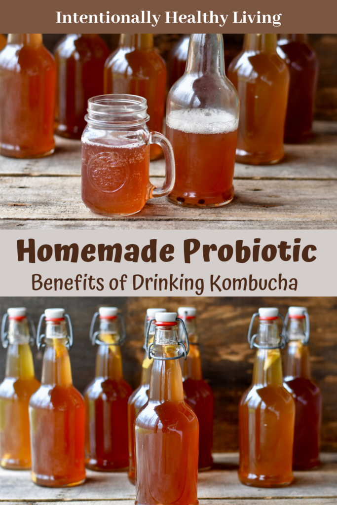 A Daily Cup of Kombucha #probiotic #homemadebrew #lowerpH #healthygut #digestion #healthybowels #fermentedtea #healthyliving #cleandrinking #alkalinefood