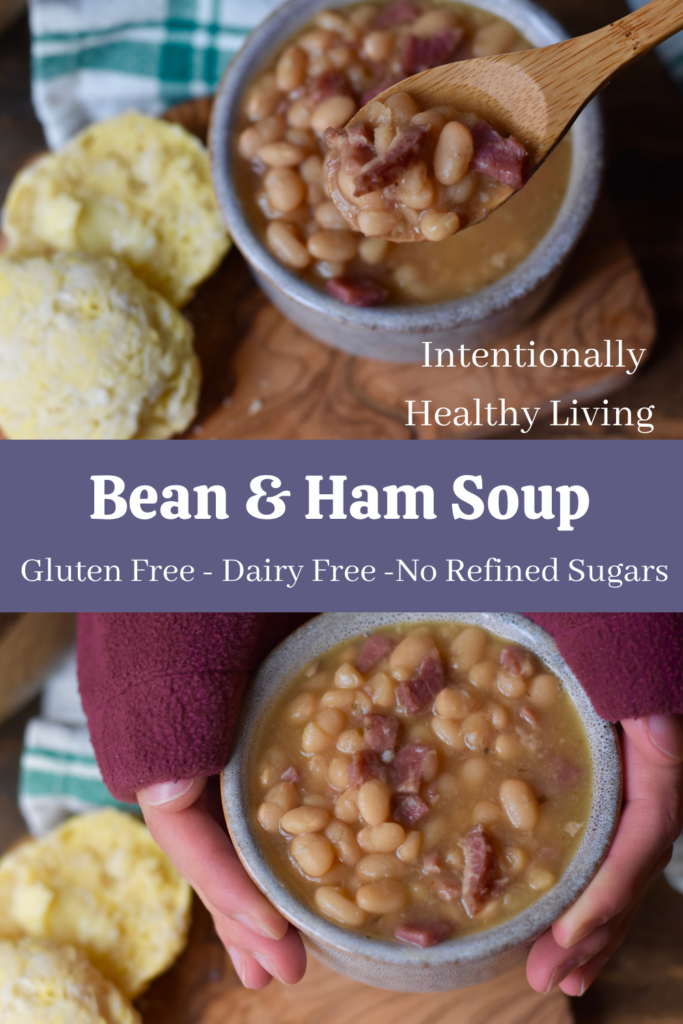 Classic Bean and Ham Soup #glutenfree #grainfree #dairyfree #cleaneating #highprotien #plantprotien #winterfood #healthysoups #familydinner